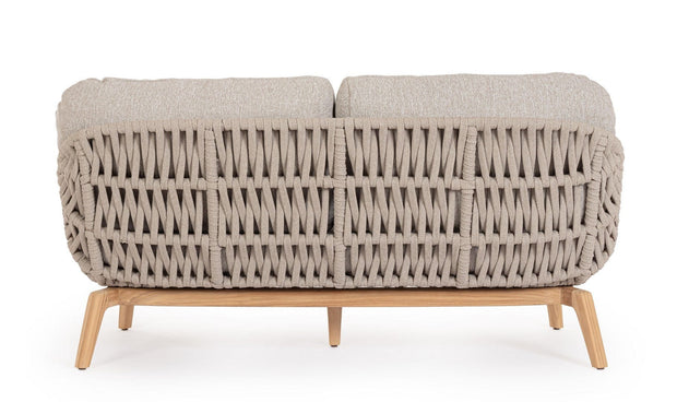 Bizzotto Divano da giardino 2 posti Tamires Beige