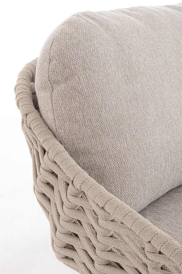 Bizzotto Divano da giardino 2 posti Tamires Beige