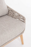 Bizzotto Divano da giardino 2 posti Tamires Beige