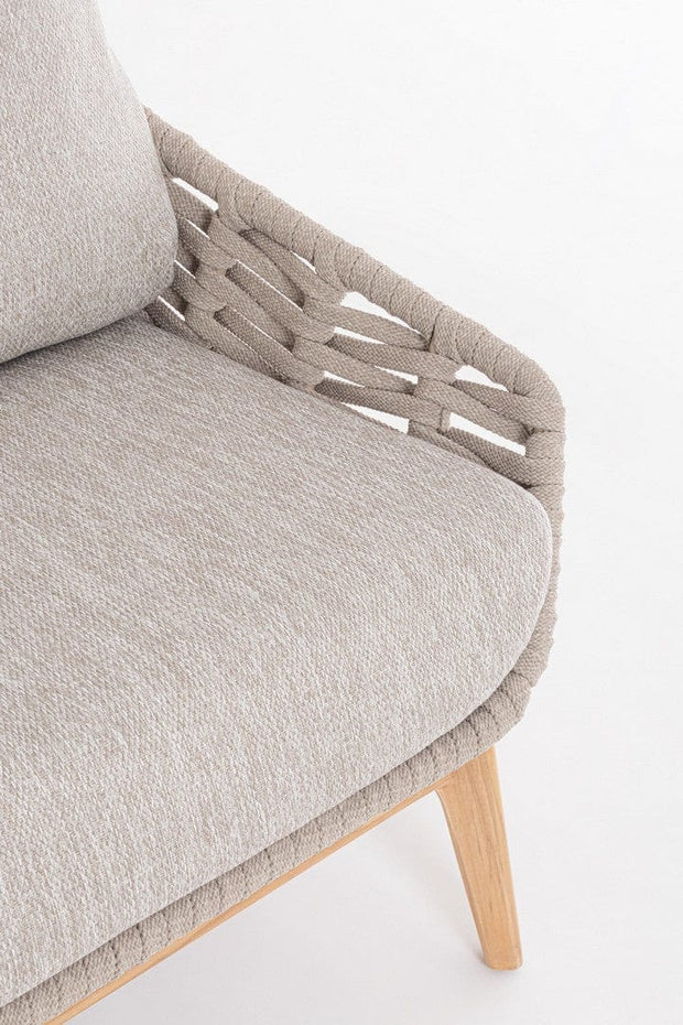 Bizzotto Divano da giardino 2 posti Tamires Beige