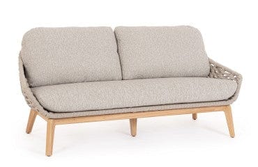 Bizzotto Divano da giardino 2 posti Tamires Beige