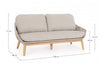 Bizzotto Divano da giardino 2 posti Tamires Beige