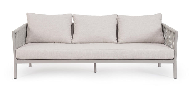 Bizzotto Divano da giardino 3 posti Florencia Beige