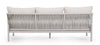 Bizzotto Divano da giardino 3 posti Florencia Beige