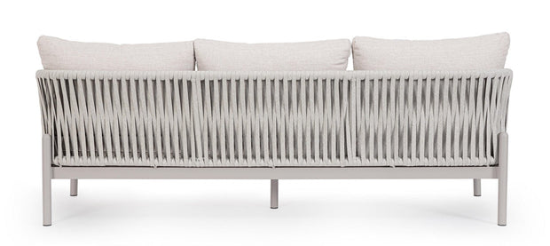 Bizzotto Divano da giardino 3 posti Florencia Beige