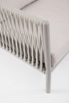 Bizzotto Divano da giardino 3 posti Florencia Beige