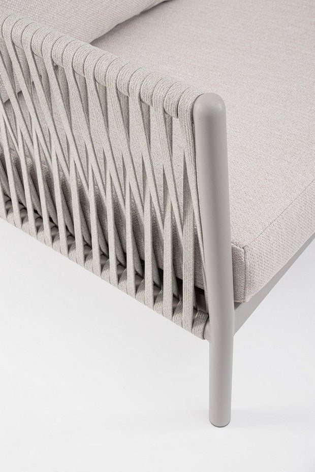 Bizzotto Divano da giardino 3 posti Florencia Beige