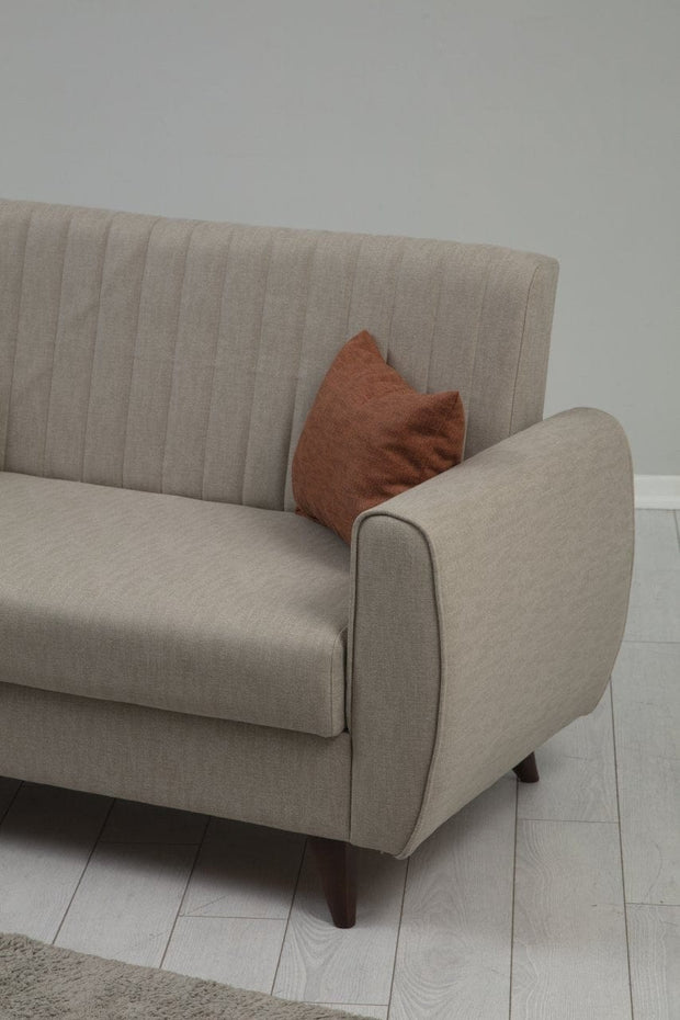 Asir Divano Letto 2 posti in tessuto Alkon Beige