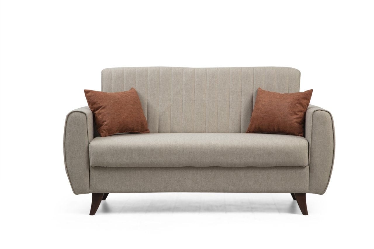 Asir Divano Letto 2 posti in tessuto Alkon Beige