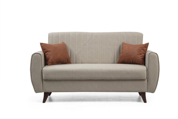 Asir Divano Letto 2 posti in tessuto Alkon Beige