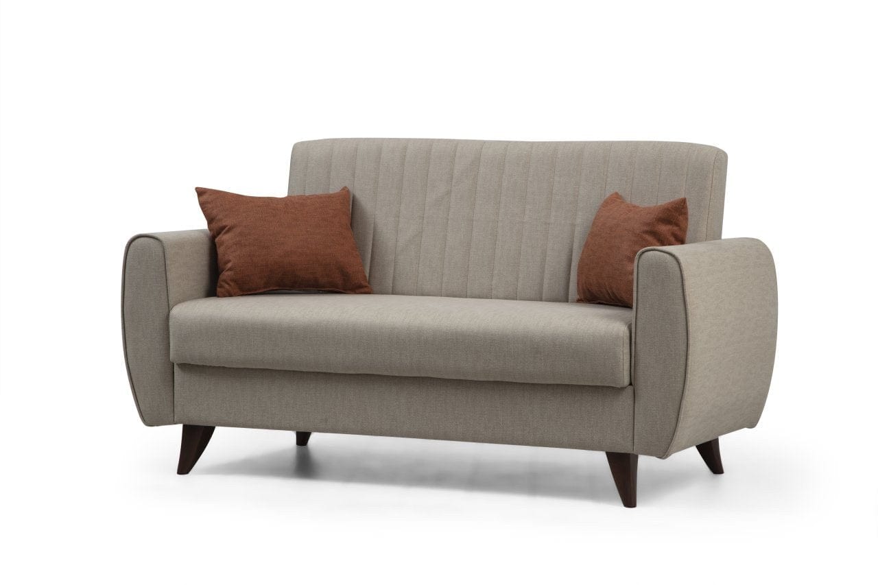 Asir Divano Letto 2 posti in tessuto Alkon Beige