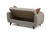 Divano Letto 2 posti in tessuto Alkon Beige (5)