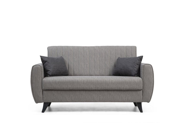 Asir Divano Letto 2 posti in tessuto Alkon Grigio