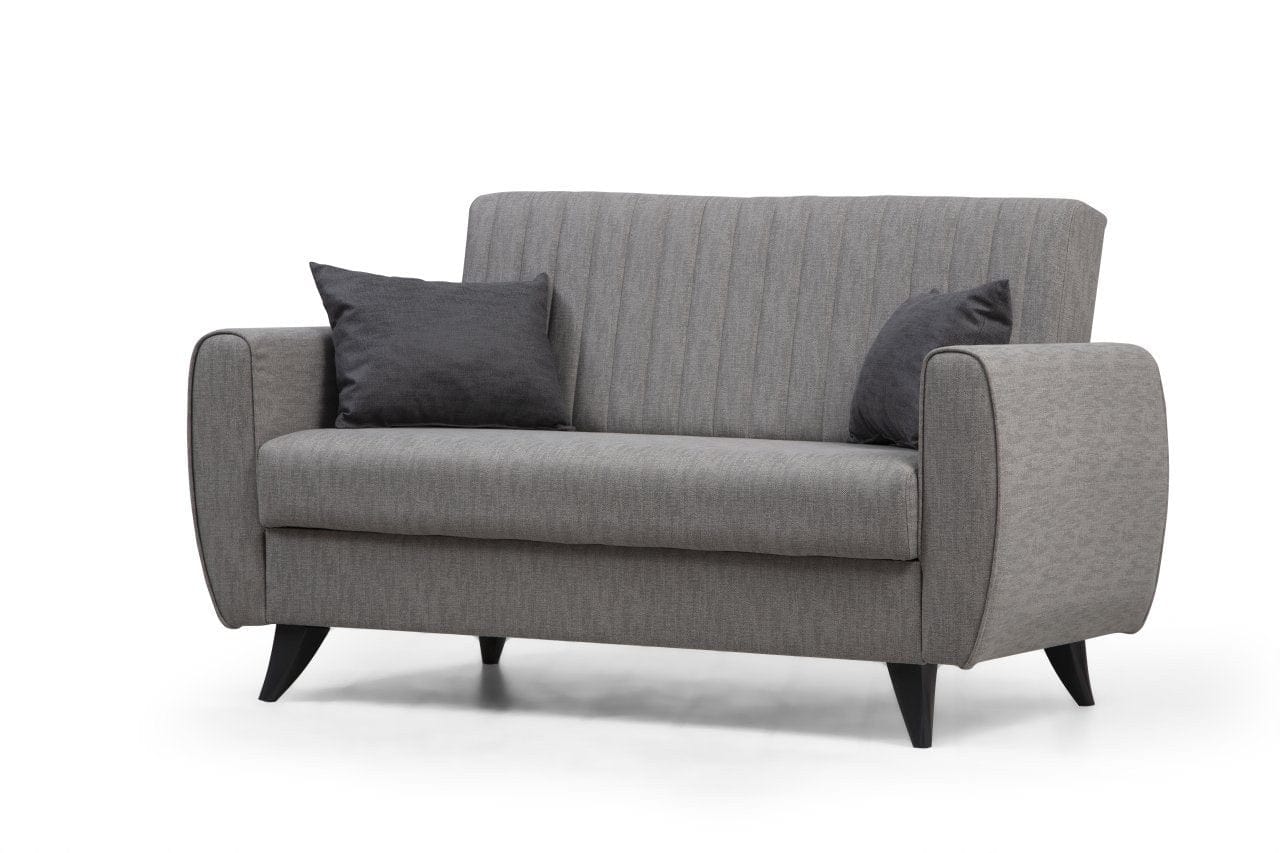 Asir Divano Letto 2 posti in tessuto Alkon Grigio