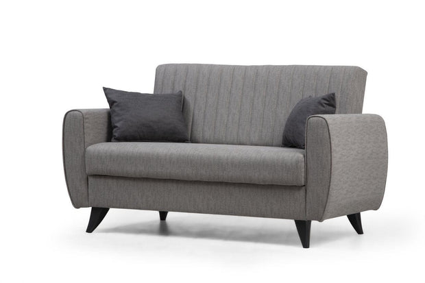 Asir Divano Letto 2 posti in tessuto Alkon Grigio