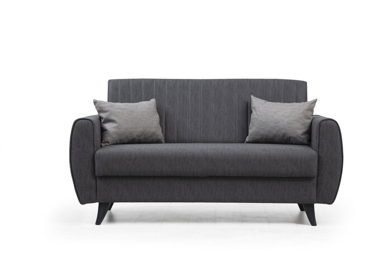 Asir Divano Letto 2 posti in tessuto Alkon Grigio