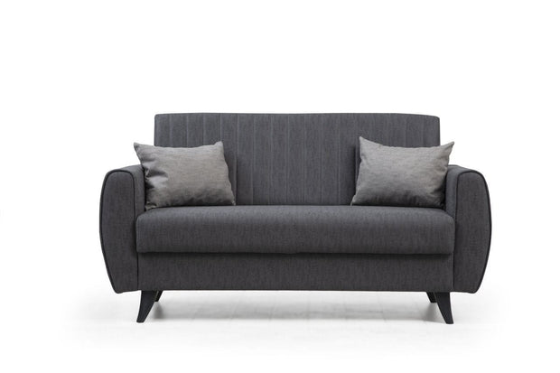 Asir Divano Letto 2 posti in tessuto Alkon Grigio
