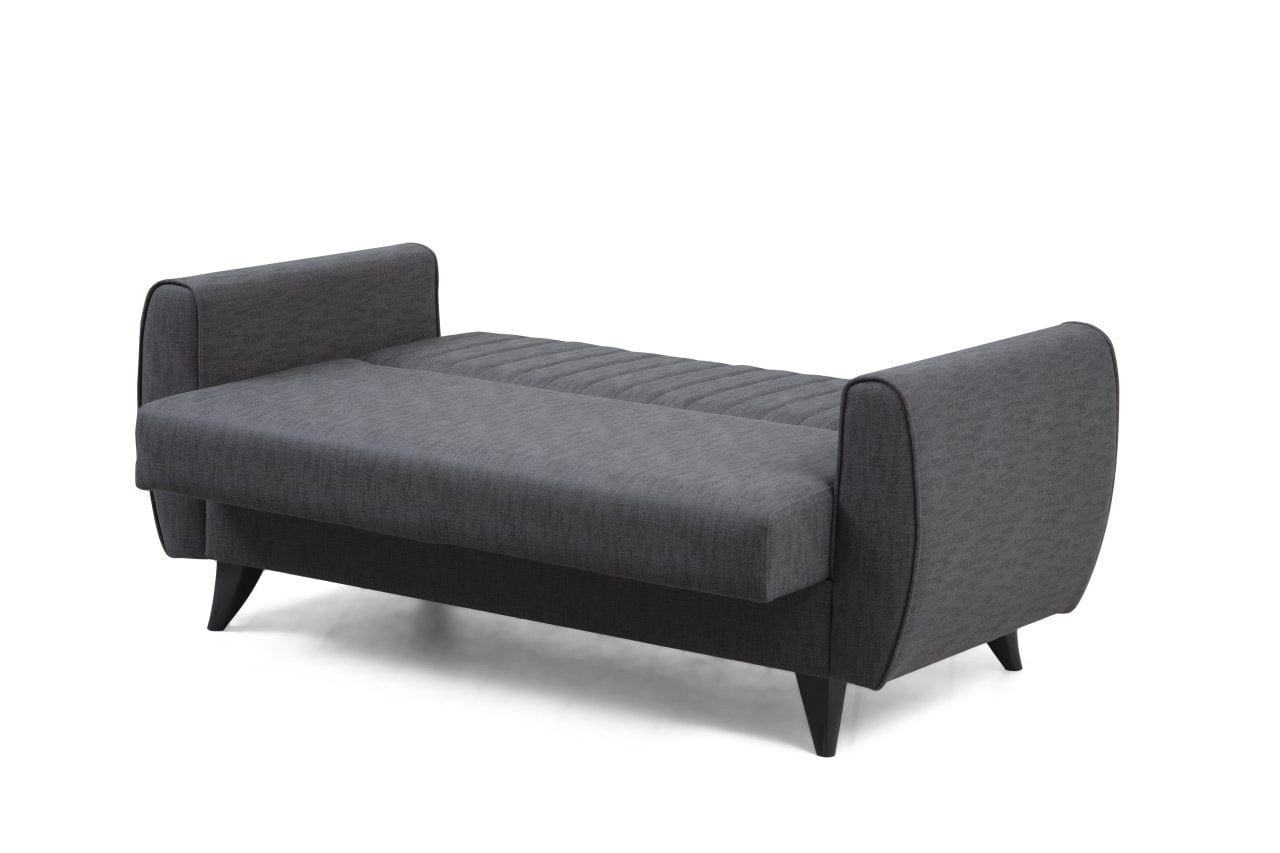 Asir Divano Letto 2 posti in tessuto Alkon Grigio