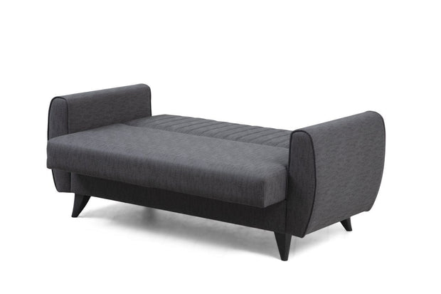 Asir Divano Letto 2 posti in tessuto Alkon Grigio