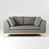 Divano Letto 2 posti in tessuto Ambient Wood Grigio (3)