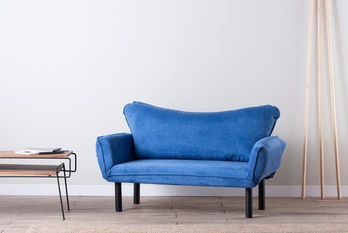 Asir Divano Letto 2 posti in tessuto Chatto Blu