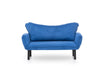Asir Divano Letto 2 posti in tessuto Chatto Blu