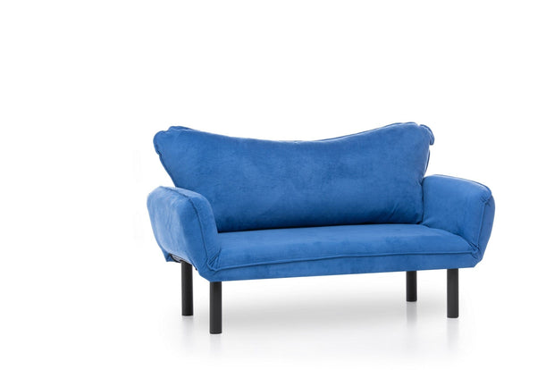 Asir Divano Letto 2 posti in tessuto Chatto Blu