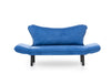 Asir Divano Letto 2 posti in tessuto Chatto Blu