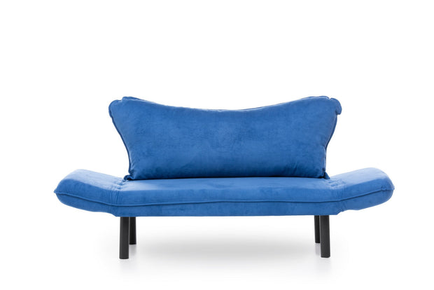 Asir Divano Letto 2 posti in tessuto Chatto Blu