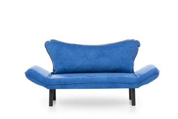 Asir Divano Letto 2 posti in tessuto Chatto Blu