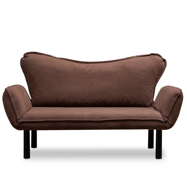 Asir Divano Letto 2 posti in tessuto Chatto Marrone