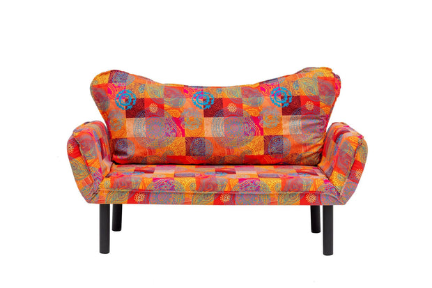 Asir Divano Letto 2 posti in tessuto Chatto Multicolore