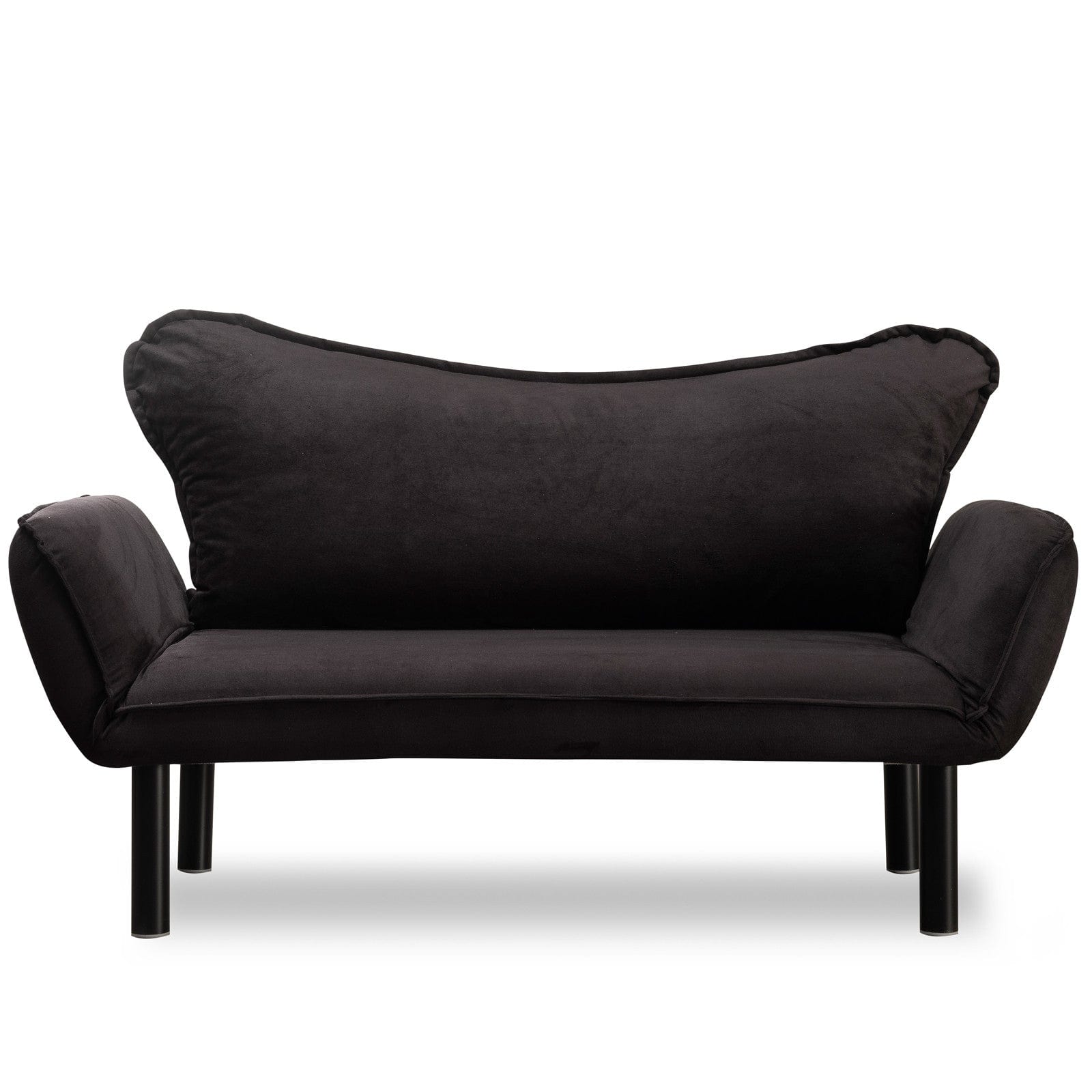 Asir Divano Letto 2 posti in tessuto Chatto Nero