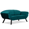 Asir Divano Letto 2 posti in tessuto Genzo Blu