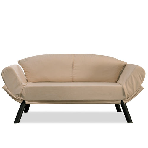 Asir Divano Letto 2 posti in tessuto Genzo Crema