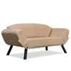 Asir Divano Letto 2 posti in tessuto Genzo Crema