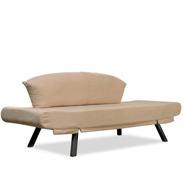 Asir Divano Letto 2 posti in tessuto Genzo Crema