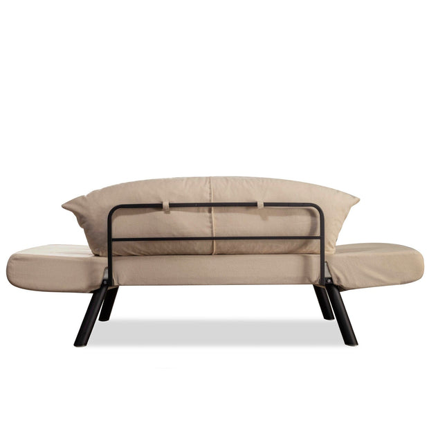 Asir Divano Letto 2 posti in tessuto Genzo Crema