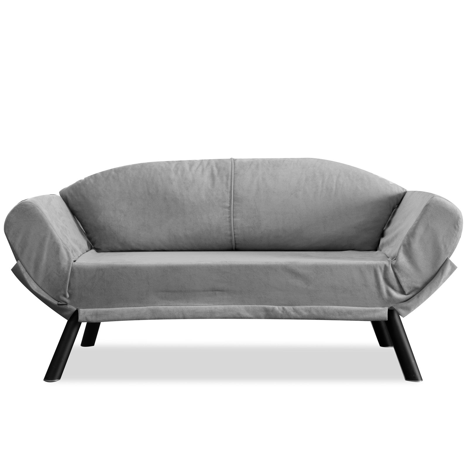 Asir Divano Letto 2 posti in tessuto Genzo Grigio