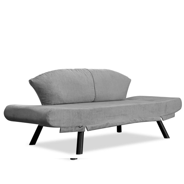 Asir Divano Letto 2 posti in tessuto Genzo Grigio