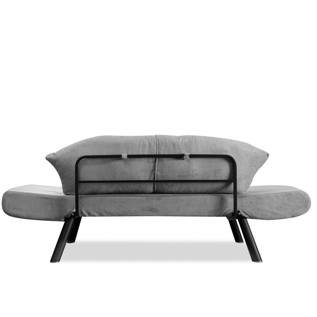 Asir Divano Letto 2 posti in tessuto Genzo Grigio
