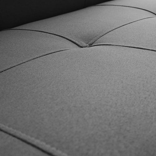 Divano Letto 2 posti in tessuto Modes Antracite (1)
