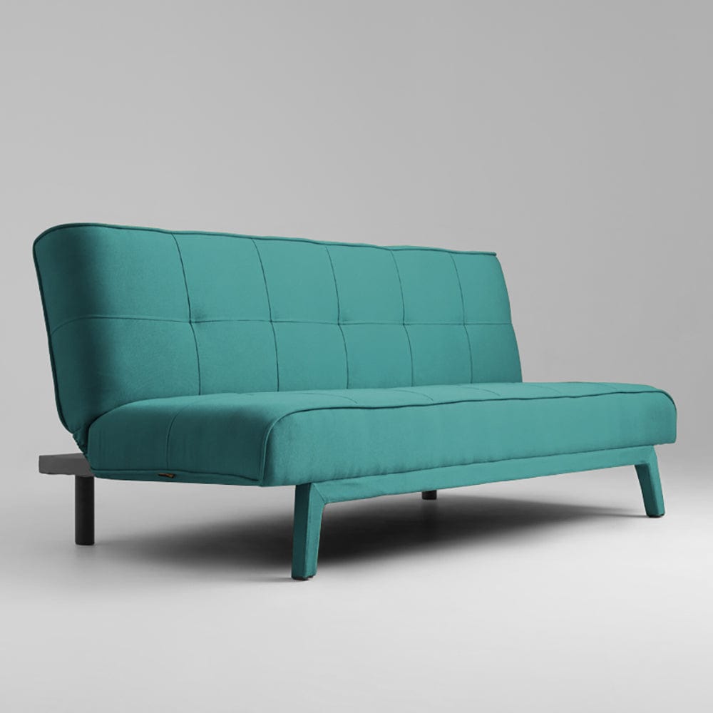 Customform Divano Letto 2 posti in tessuto Modes Blu