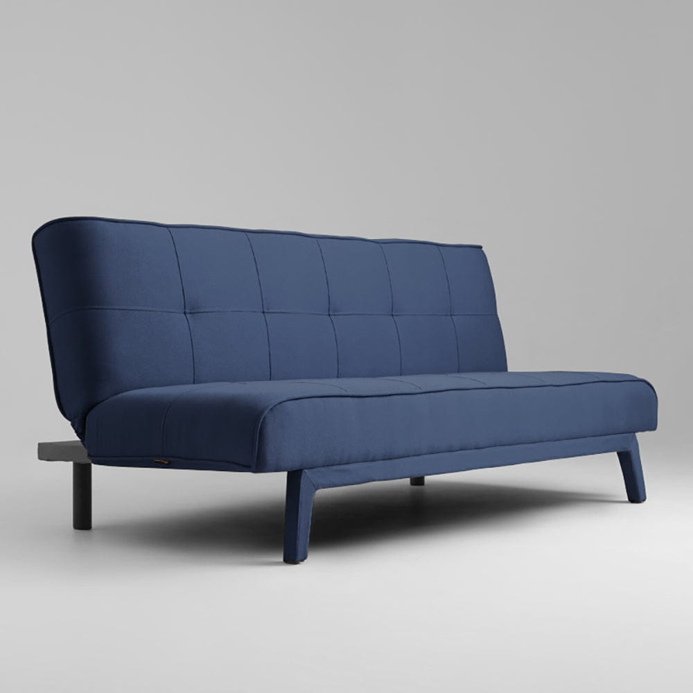 Customform Divano Letto 2 posti in tessuto Modes Blu