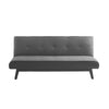 Customform Divano Letto 2 posti in tessuto Modes Grigio