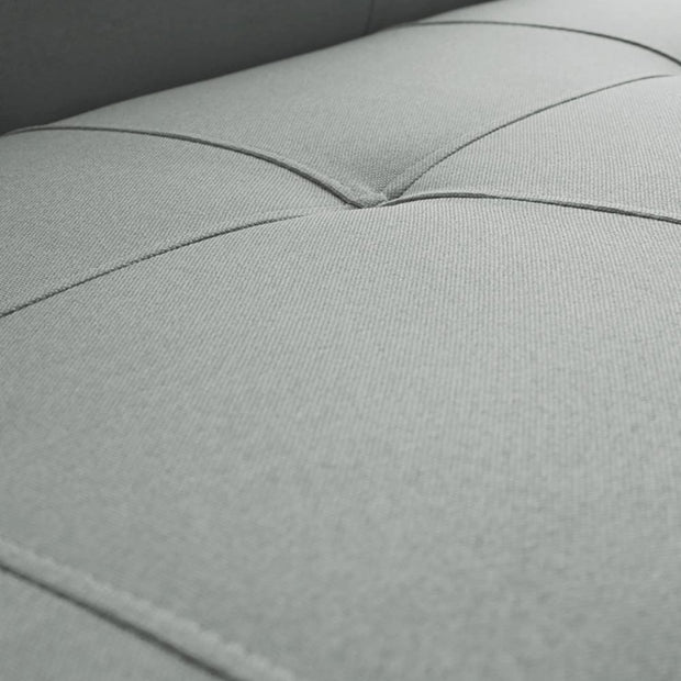 Customform Divano Letto 2 posti in tessuto Modes II Grigio