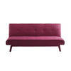 Customform Divano Letto 2 posti in tessuto Modes Rosa