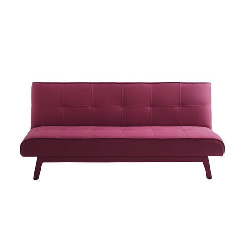 Customform Divano Letto 2 posti in tessuto Modes Rosa