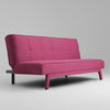 Customform Divano Letto 2 posti in tessuto Modes Rosa