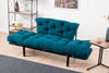 Asir Divano Letto 2 posti in tessuto Nitta Blu